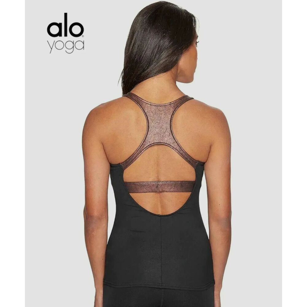 Alo Yoga Black Tank Top Womens Small